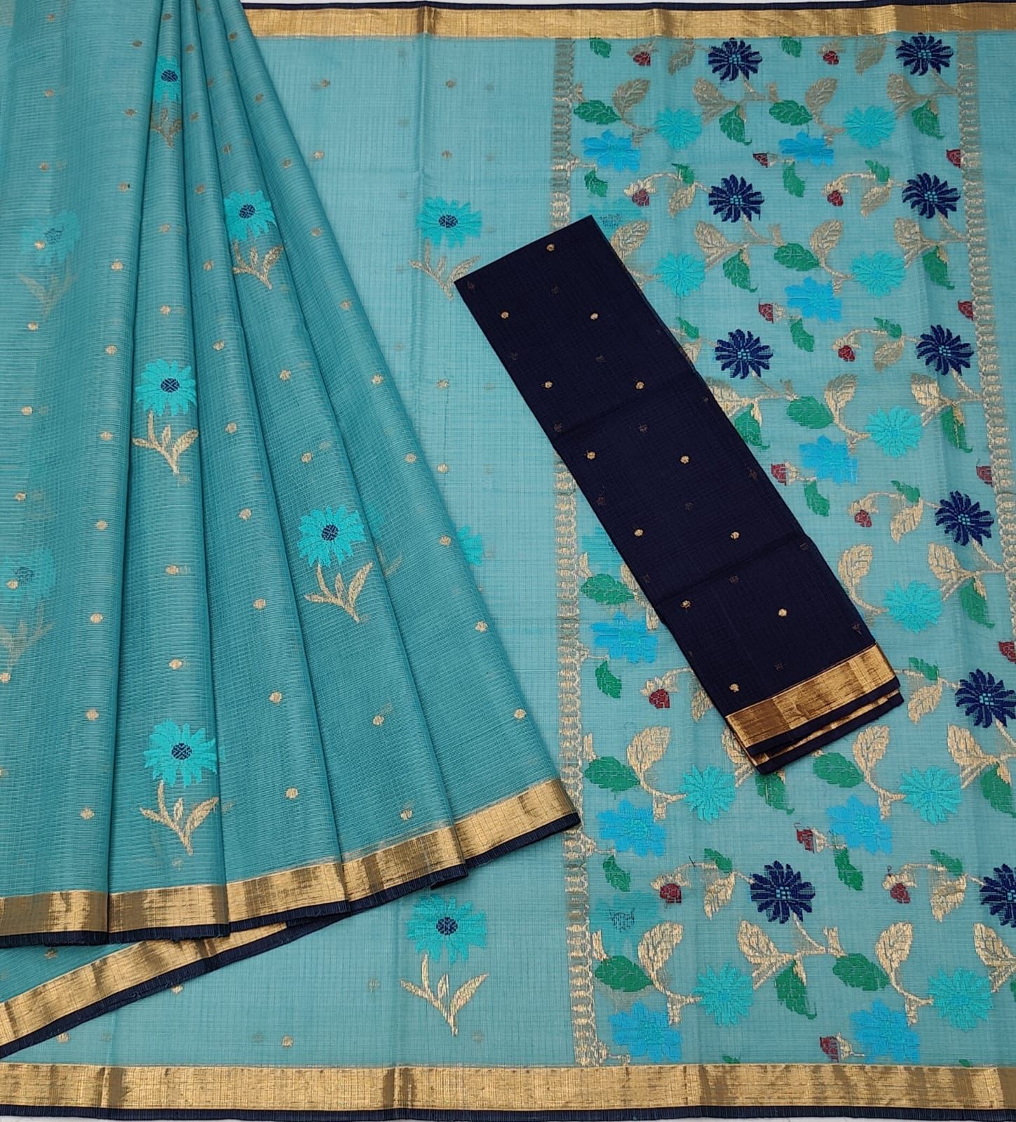 Handloom Kota Silk Saree for Wedding and Festive Occasions