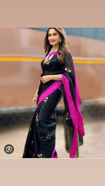 Handloom Chanderi Silk Saree for Wedding and Festive Occasions