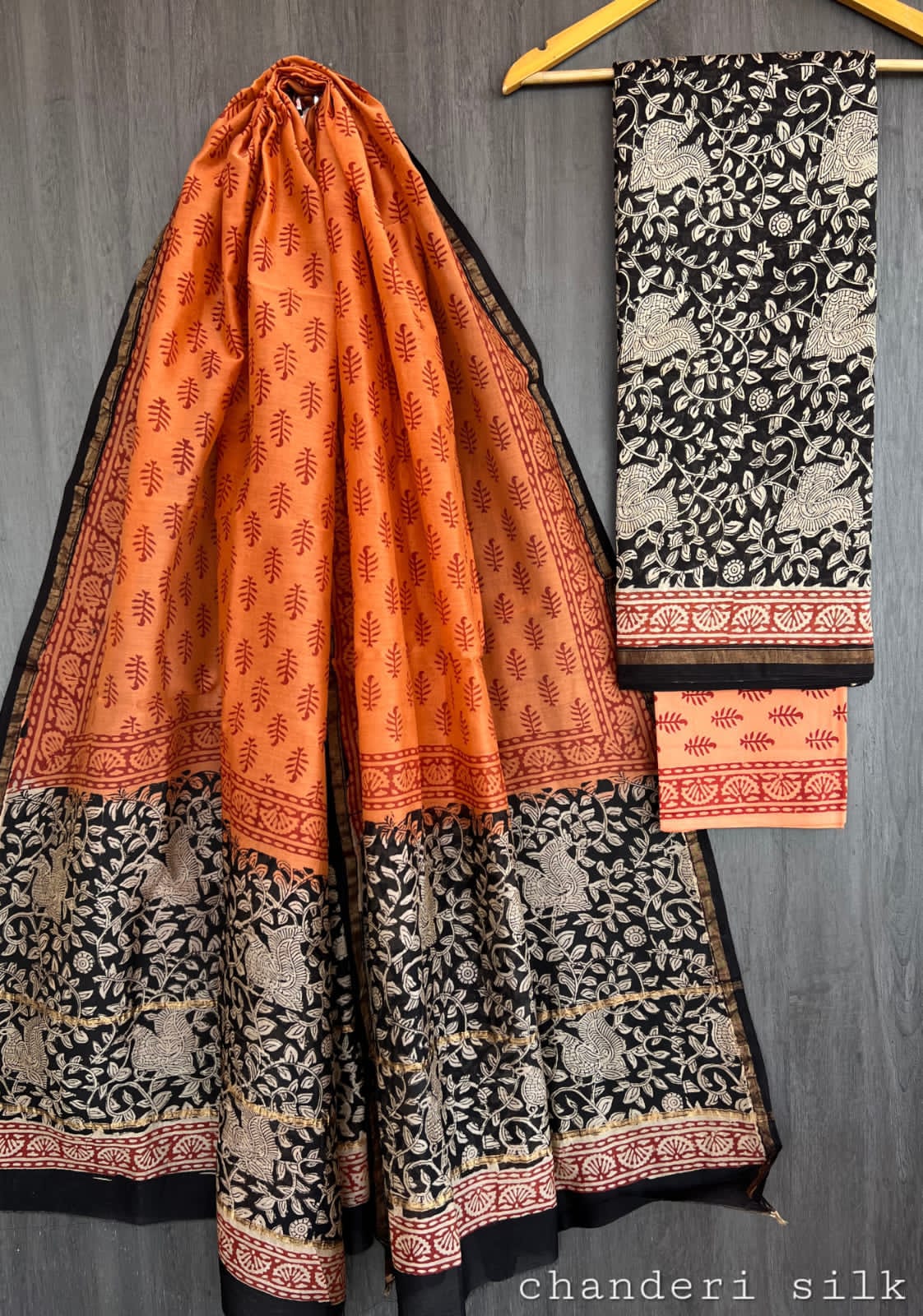 Chanderi Silk Salwar Suit Material