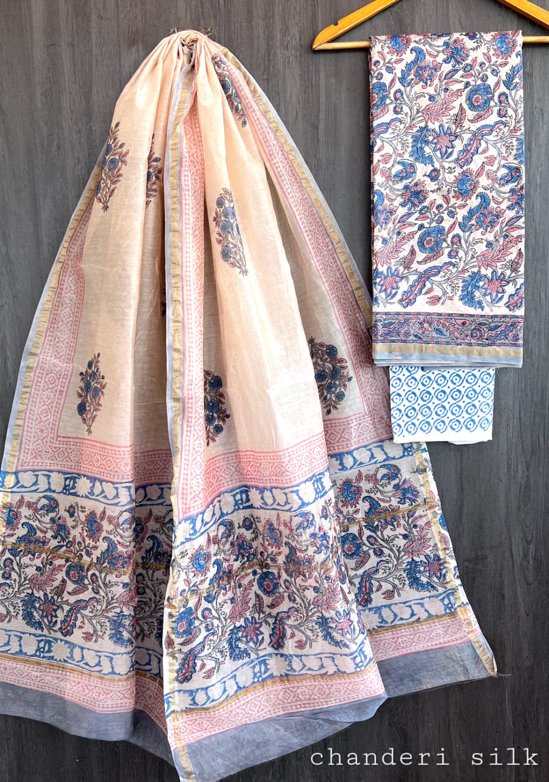 Chanderi Silk Salwar Suit Material