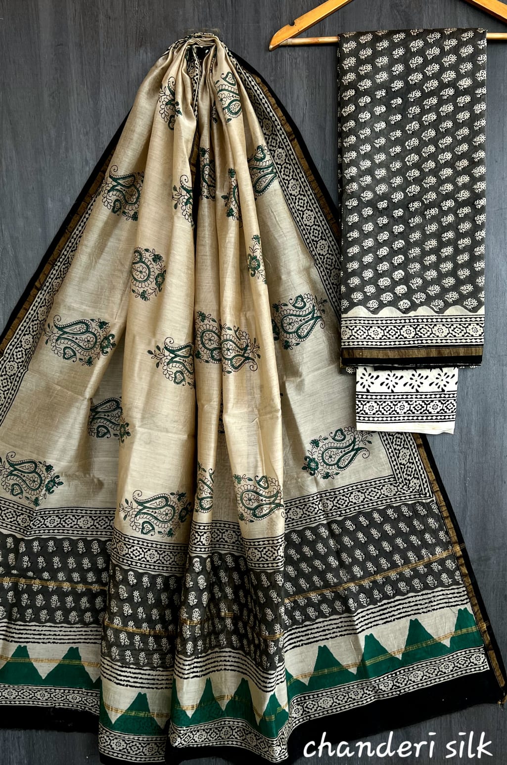 Chanderi Silk Salwar Suit Material
