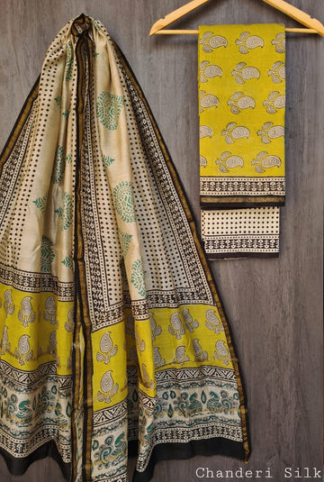 Chanderi Silk Salwar suit Material