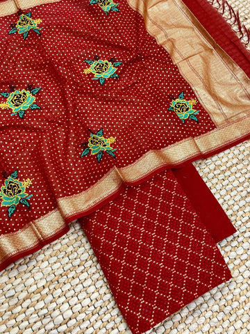 Banarasi Handloom Cotton salwarsuits