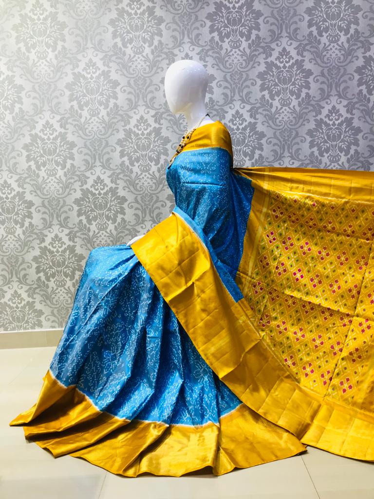 Ikkat Silk Saree