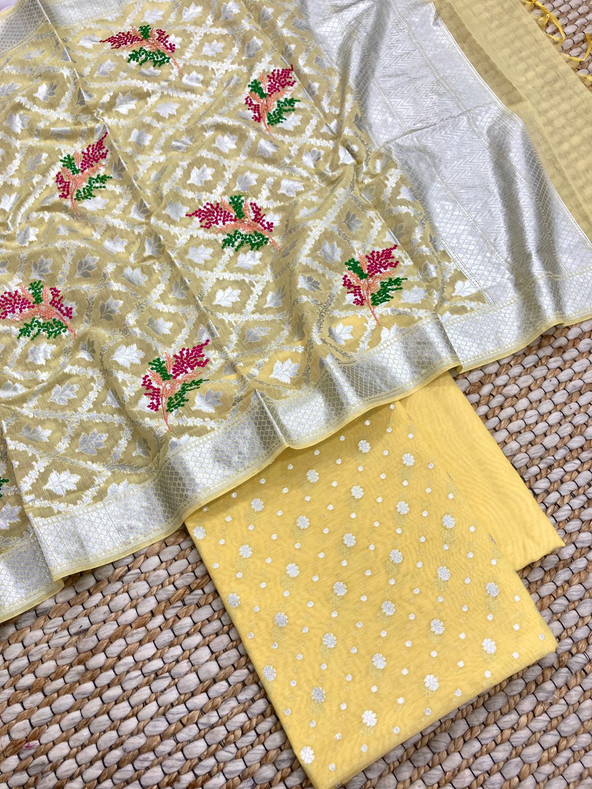 Banarasi Handloom Cotton salwarsuits