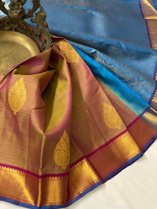 Handloom Kanchipuram Silk Saree for Wedding and Festive Occasions