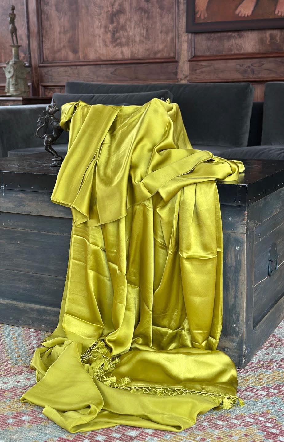 Pure Mashru Silk Saree for Festive and Wedding Occasions